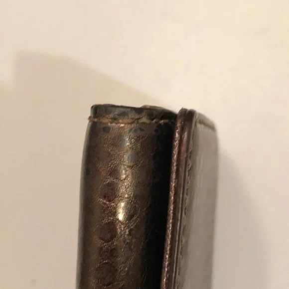 Michael kors brown metallic leather wallet - Picture 9 of 16